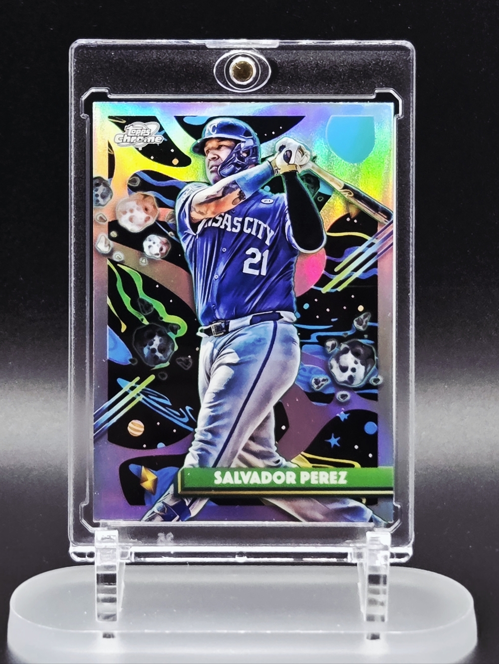 Salvador Perez - 2025 -Topps Chrome Refractor – Kansas City Royals